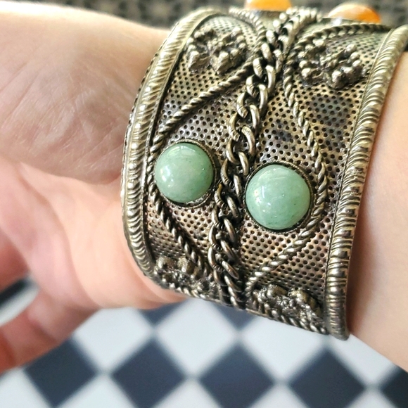Vintage 1980s-1990s Boho metal bracelet - Picture 3 of 12